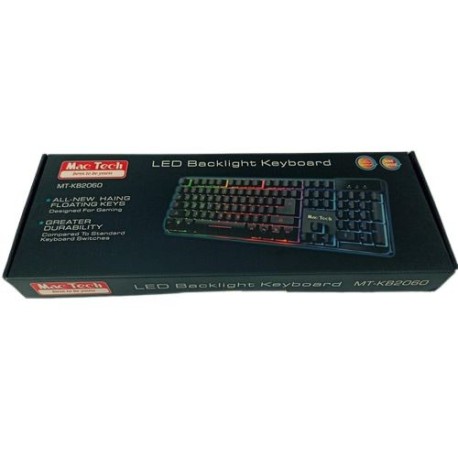 mac tech Clavier Gamer Mécanique - Mac Tech - MT-KB2060 - RGB - USB