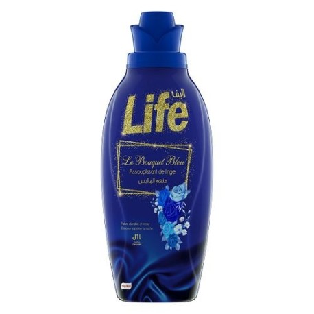 Life Assouplissant Linge (Adoucissant) Bouquet Bleu 1L