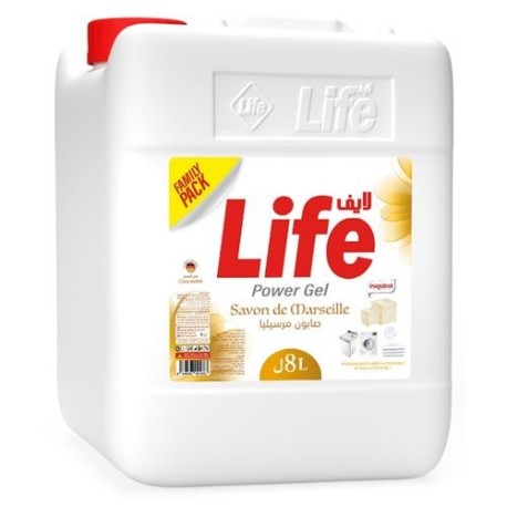 Life lave linge liquide MARSEILLE 8L