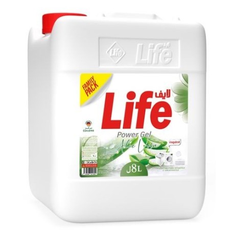 Life lave linge liquide ALEOVERA 8L