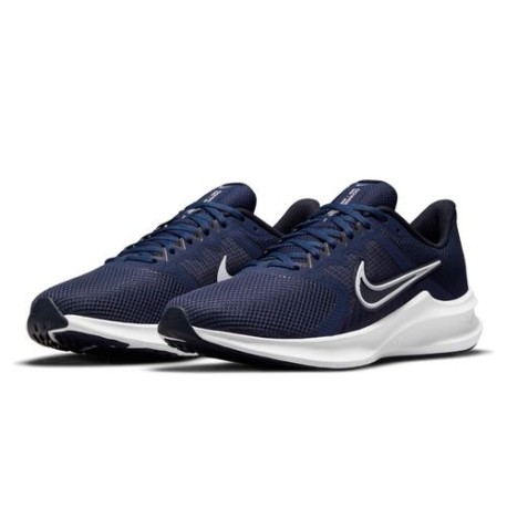 Nike Baskets Homme Nike Downshifter 11 - Cw3411-402 - Bleu Nuit