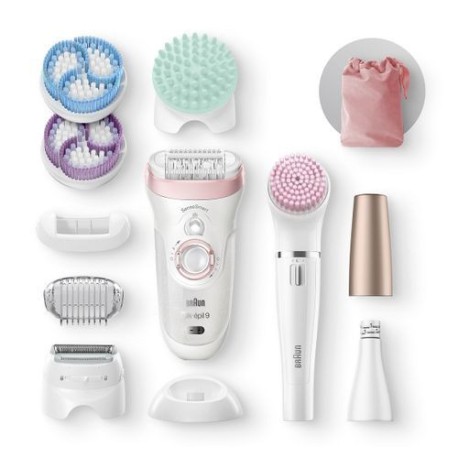 Braun Épilateur Beauty Set Silk-Épil 9 Se9/985 Wet & Dry et 8 Accessoires